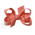 Small 3" Signature Grosgrain Double Knot Bow (Shell Pink)
