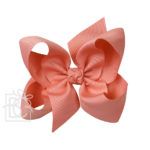 Jumbo 6.5" Signature Grosgrain Double Knot Bow (Shell Pink)