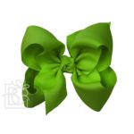 Huge 5.5" Signature Grosgrain Double Knot Bow (Apple Green)