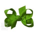 Small 3" Signature Grosgrain Double Knot Bow (Apple Green)