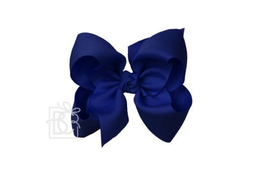 Huge 5.5" Signature Grosgrain Double Knot Bow (Royal Blue) | Beyond Creation