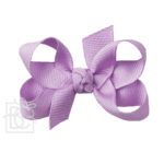 Small 3" Signature Grosgrain Double Knot Bow (Light Orchid)