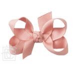 Small 3" Signature Grosgrain Double Knot Bow (Light Pink)