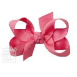 Small 3" Signature Grosgrain Double Knot Bow (Hot Pink)