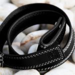Solid Genuine Leather Belts with Hook and Loop