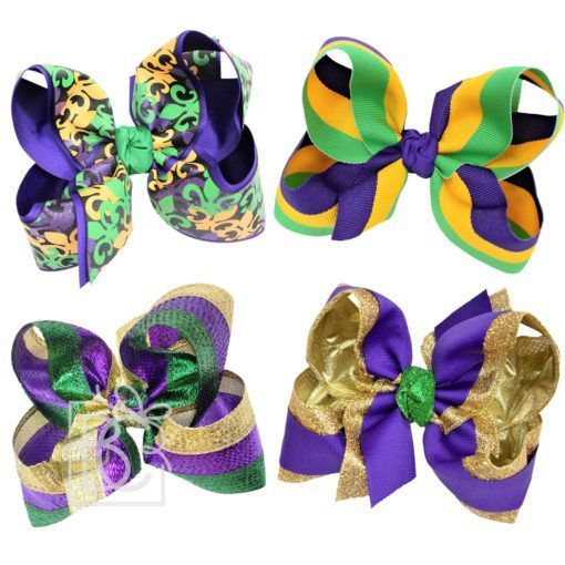 Mardi Gras Hair Bows And More | Beyond Creation