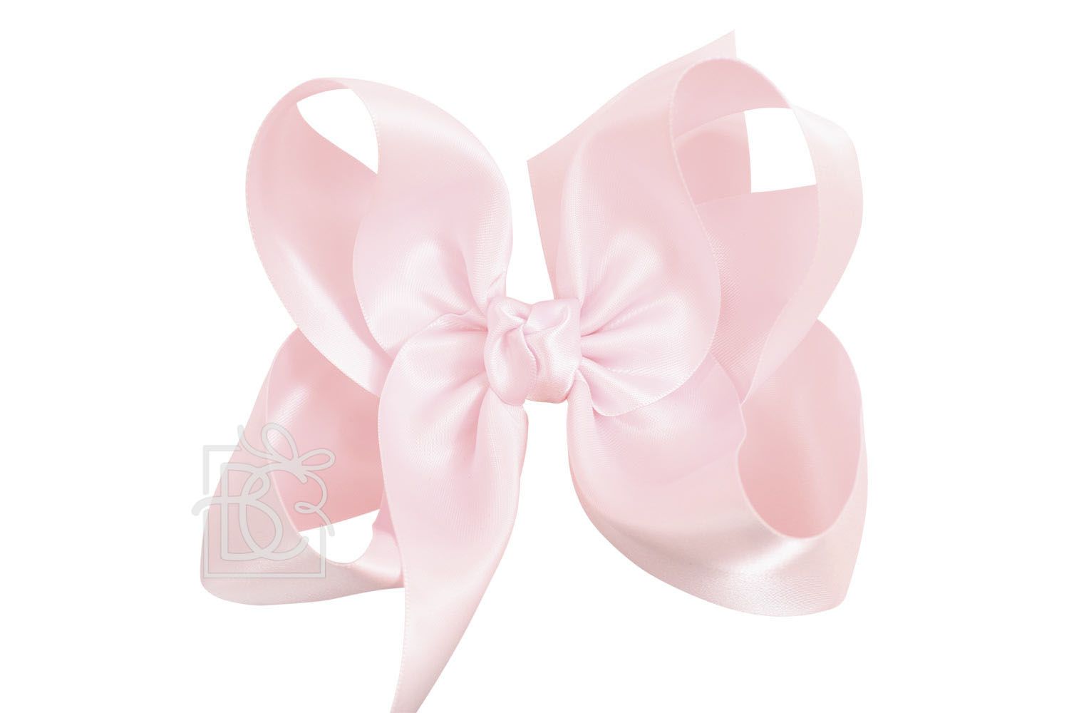 Beyond Creations - Hair Bows and Accessories - Satin Double Knot Bow on Clip