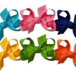 Small 3" Signature Grosgrain Double Knot Bow 6-Pack (Bright)