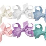 Small 3" Signature Grosgrain Double Knot Bow 6-Pack (Pastel)
