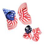 Stars and Stripes Grosgrain Bow