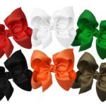 Huge 5.5" Signature Grosgrain Double Knot Bow 6-Pack (Holiday)