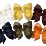 Huge 5.5" Signature Grosgrain Double Knot Bow 6-Pack (Fall Essence)