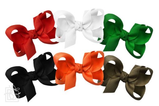 Medium 3.5" Signature Grosgrain Double Knot Bow 6-Pack (Holiday) | Beyond Creation