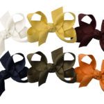 Small 3" Signature Grosgrain Double Knot Bow 6-Pack (Fall Essence)