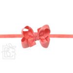 1/4" Pantyhose Headband with 2" Toddler Signature Grosgrain Bow (Watermelon)