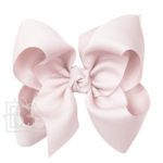 Huge 5.5" Signature Grosgrain Double Knot Bow (Powder Pink)