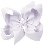 Jumbo 6.5" Signature Grosgrain Double Knot Bow (Powder Orchid)