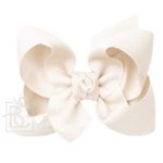 Large 4.5" Signature Grosgrain Double Knot Bow (Nude)