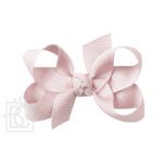 Small 3" Signature Grosgrain Double Knot Bow (Powder Pink)