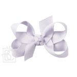 Small 3" Signature Grosgrain Double Knot Bow (Powder Orchid)