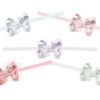 1/4" Pantyhose Headband w/Toddler Bow 5-Pack (Powder Mist) | Beyond Creation