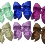 Huge 5.5" Signature Grosgrain Double Knot Bow 6-Pack (Melody)
