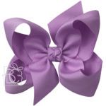 Jumbo 6.5" Signature Grosgrain Double Knot Bow (Orchid)