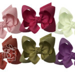 Large 4.5" Signature Grosgrain Double Knot Bow 6-Pack (Harmony)