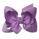 Large 4.5" Signature Grosgrain Double Knot Bow (Orchid)