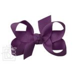 Small 3" Signature Grosgrain Double Knot Bow (Amethyst)