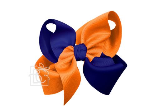 Two Tone Collegiate Hair Bow | Beyond Creation