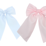 Opaque Satin Bow with Euro Knot & Tails