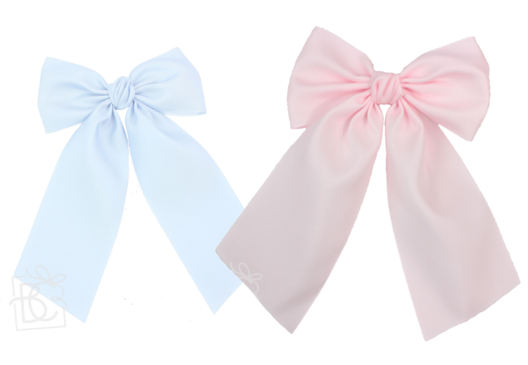 Detachable Satin Bow With Brooch - White & Black Wedding Dress Accessory