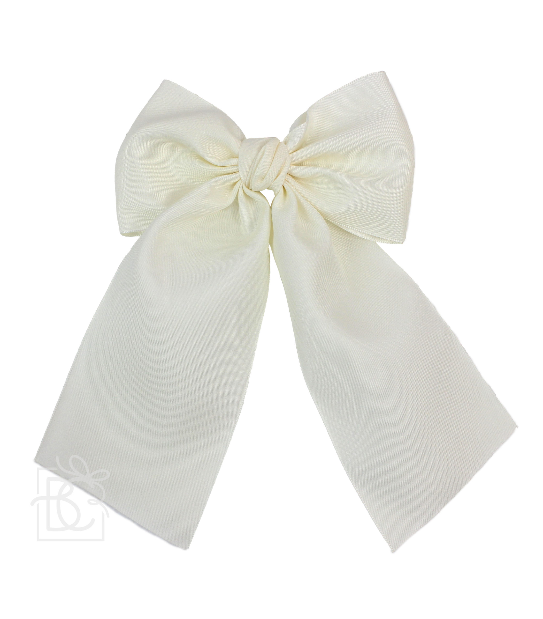 Opaque Satin Bow with Euro Knot & Tails - Beyond Creations