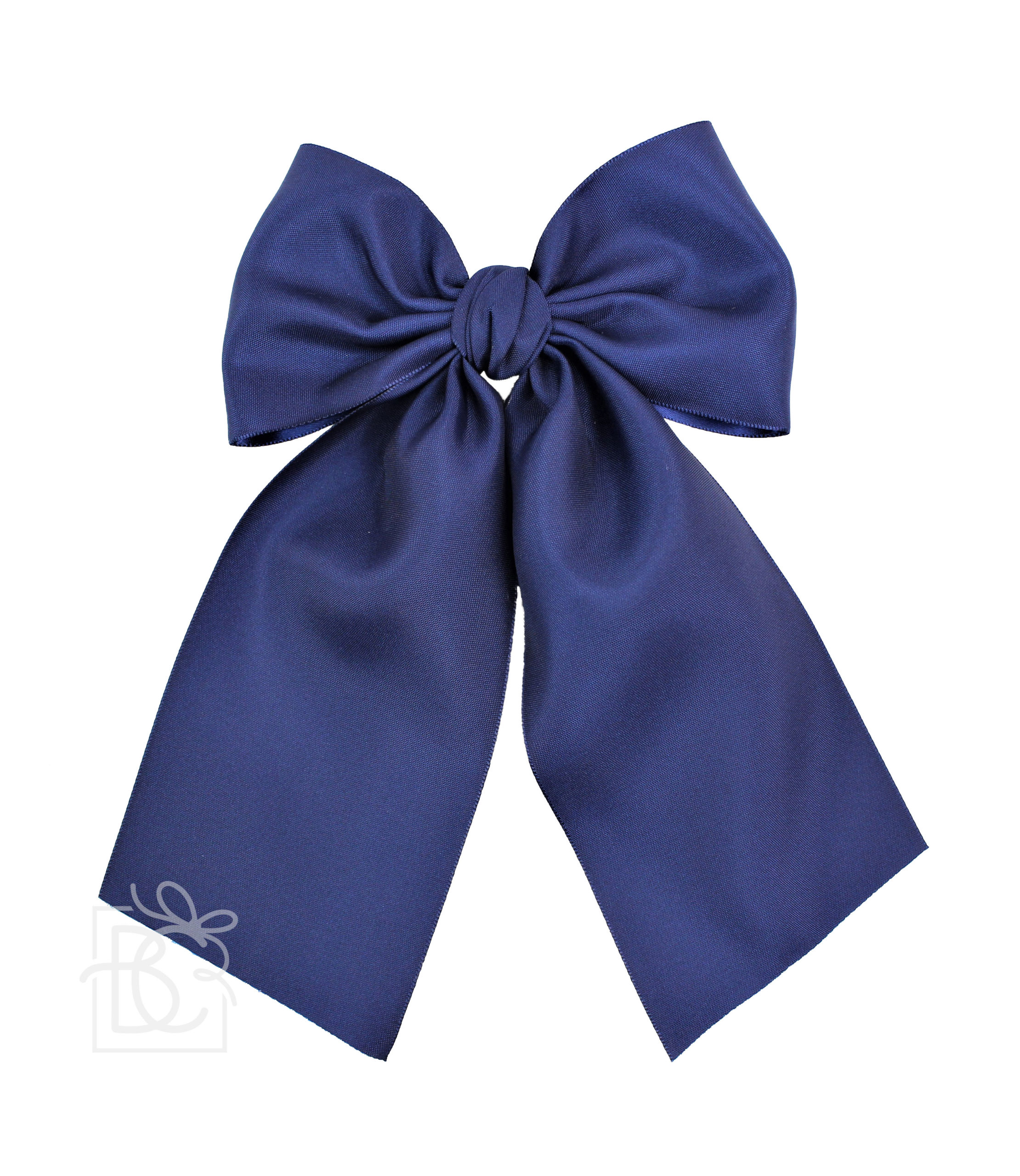 Opaque Satin Bow with Euro Knot & Tails - Beyond Creations
