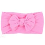 Wide Nylon Headband (Hot Pink)