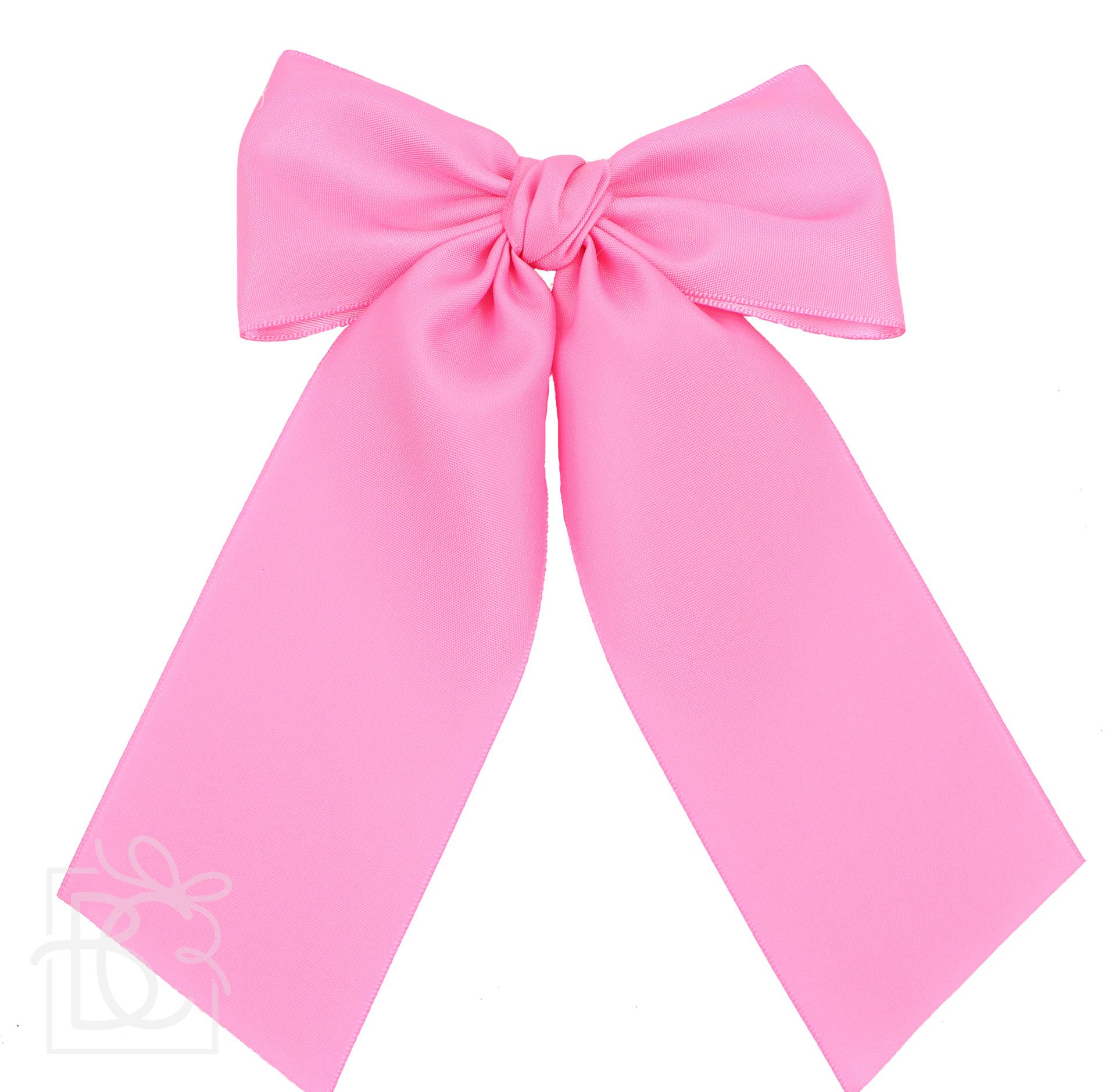 Opaque Satin Bow with Euro Knot & Tails - Beyond Creations
