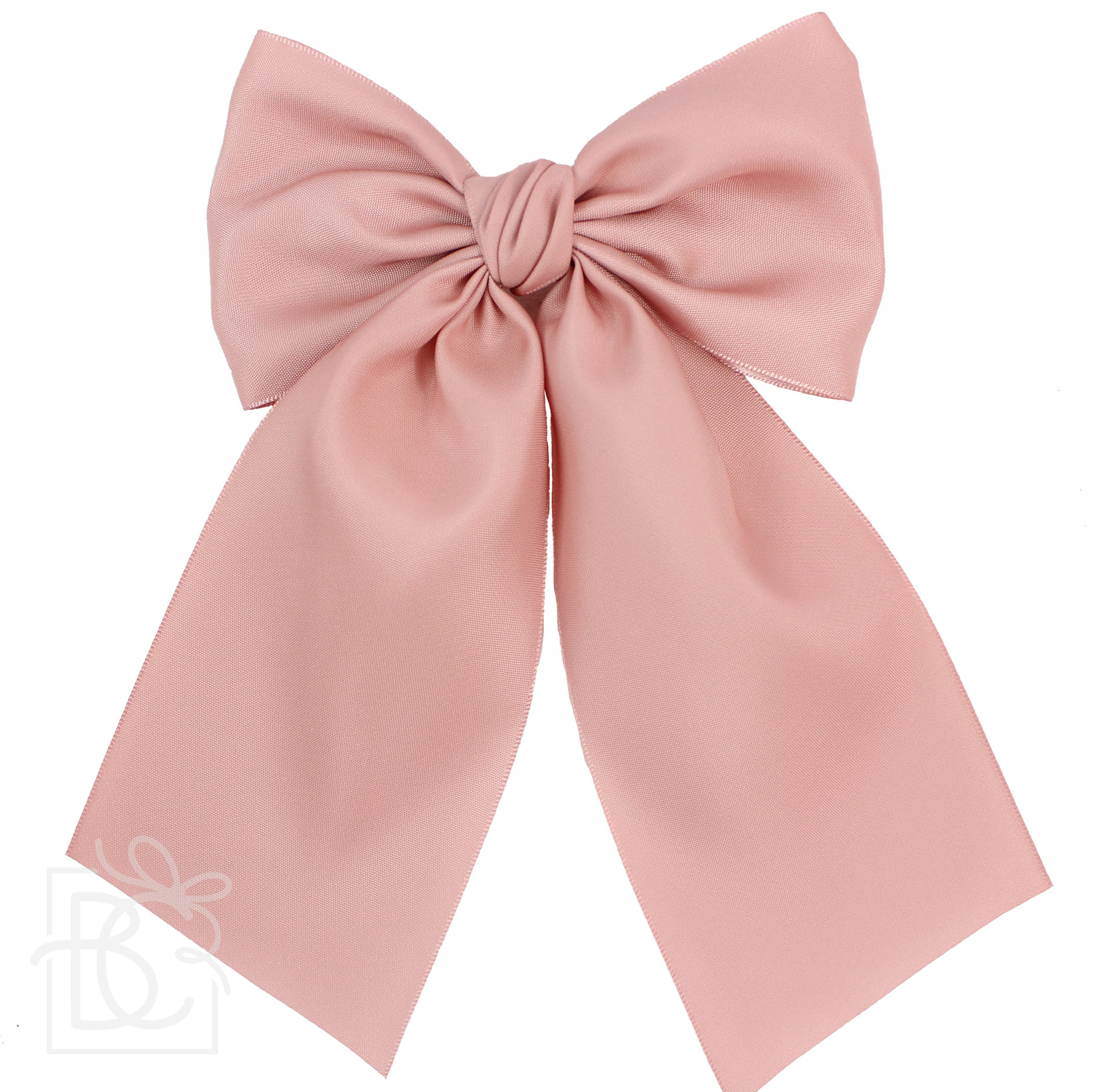 Opaque Satin Bow with Euro Knot & Tails - Beyond Creations Opaque Satin Bow with Euro Knot & Tails - Beyond Creations