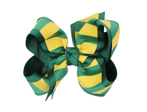 Striped Grosgrain Hair Bow | Beyond Creation