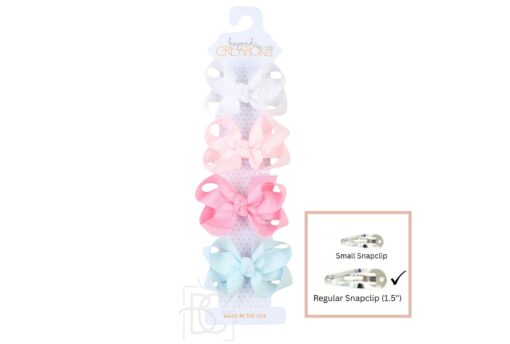Grosgrain Hair Bow Set of 4 - Hair Bows and Accessories | Beyond Creation