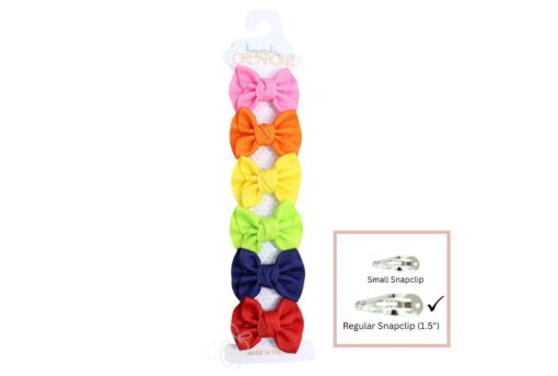 Grosgrain Hair Bow Set of 6 | Beyond Creation