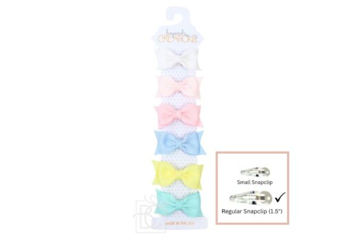 Grosgrain Hair Bow Set of 6 | Beyond Creation