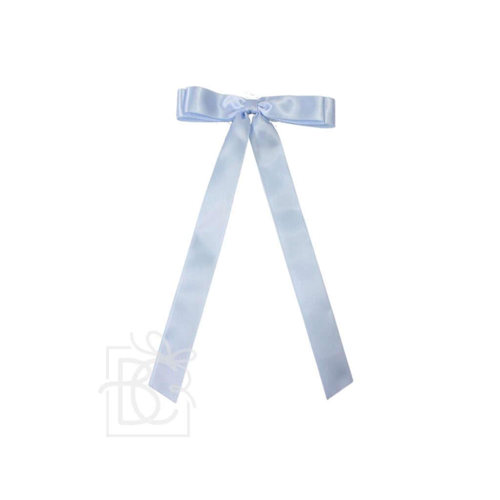 Satin Tail Bow on Alligator Clip