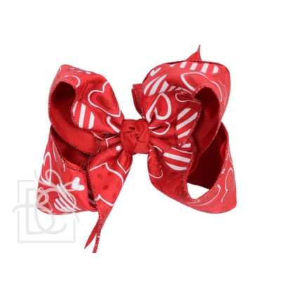 VALENTINE'S DAY MULTI-HEART HAIR BOW | Beyond Creation