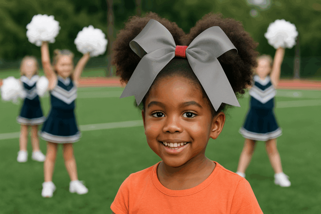 Cheer Hair Bow Hairstyles