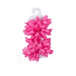 3" Medium Curly Bow on Clip (2 Pack)