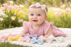10 Spring Hair Bow Ideas for Babies and Toddlers