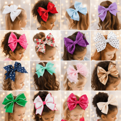 Big Hair Bows for Girls 20 Cute Styles That Stand Out