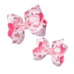 Cowboy Hat & Boots Print Hair Bow
