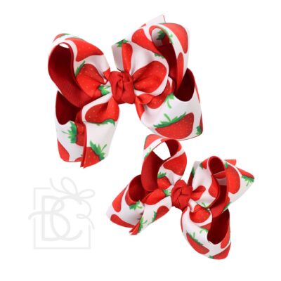 Strawberry Hair Bow | Beyond Creation